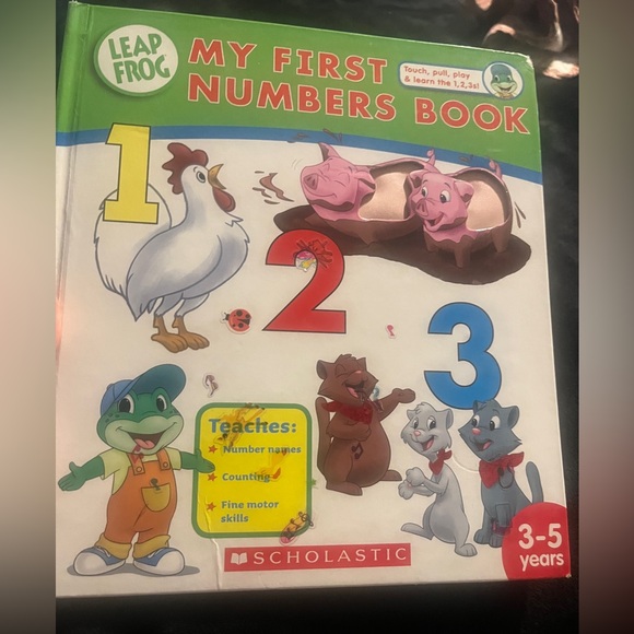 Leap Frog My First Numbers 1 2 3 Book - Picture 1 of 5
